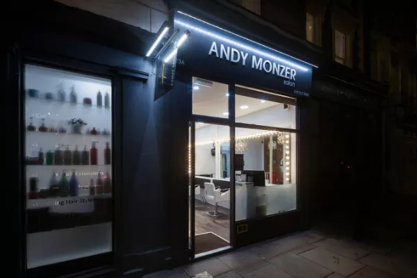 Andy Monzer Hair & Beauty Banner