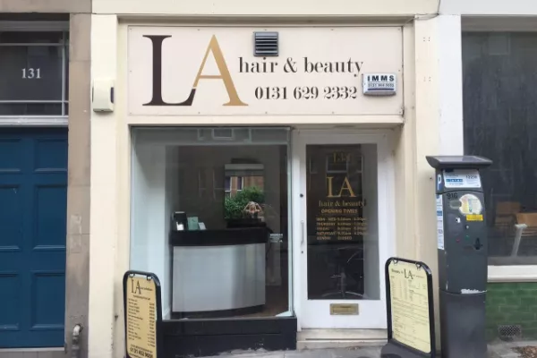 LA Hair & Beauty Edinburgh Banner