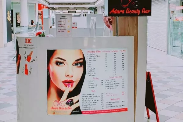 Adara Beauty Bar Banner