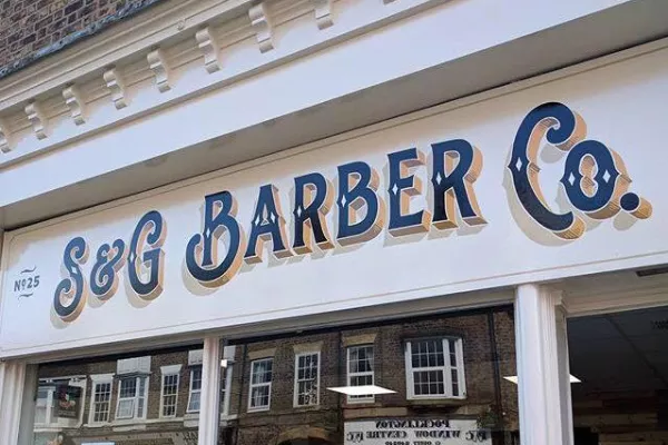 S&G Barber Banner
